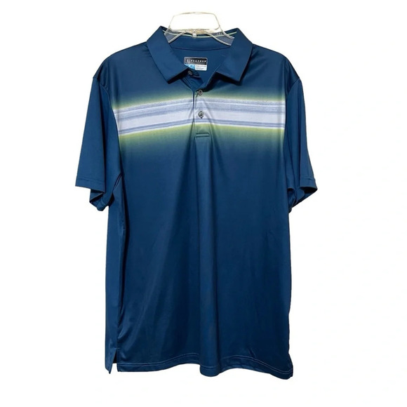 PGA Tour Pro Series Blue Short sleeve size Large Polo - Picture 1 of 12